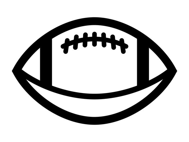 American Football vector pictogram