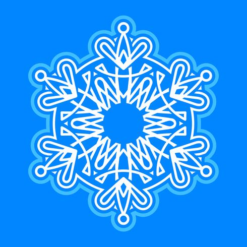 Sneeuwvlok Vector Icon