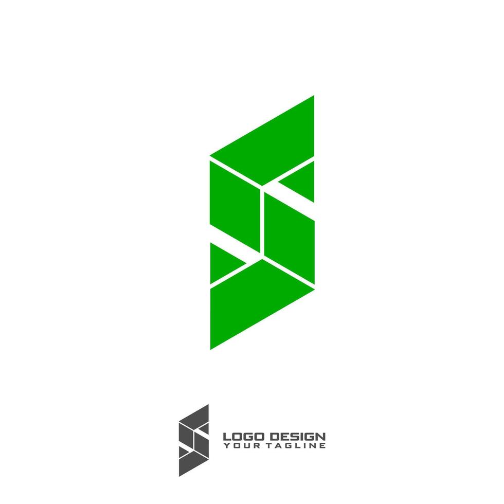 geometrische s symbool logo sjabloon vector