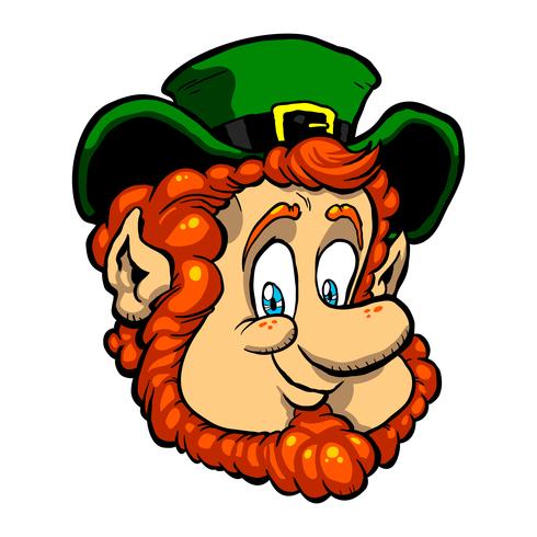 Leprechaun cartoon vectorillustratie vector