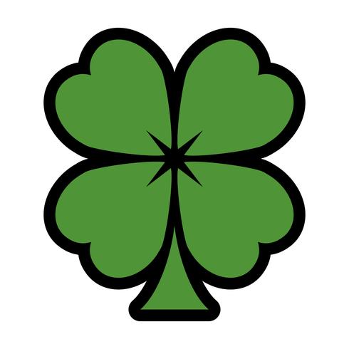 Lucky Irish Clover voor St. Patrick&#39;s Day vector