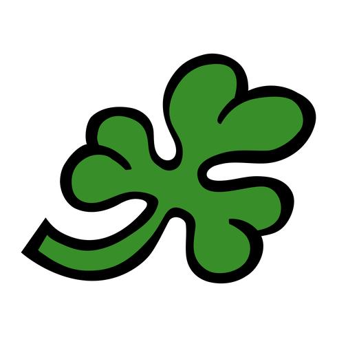 Lucky Irish Clover voor St. Patrick&#39;s Day vector