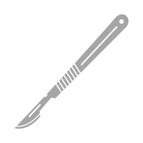 Scalpel-hulpmiddel voor medische chirurgie vector