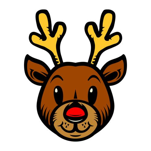 Kerst rendieren vector