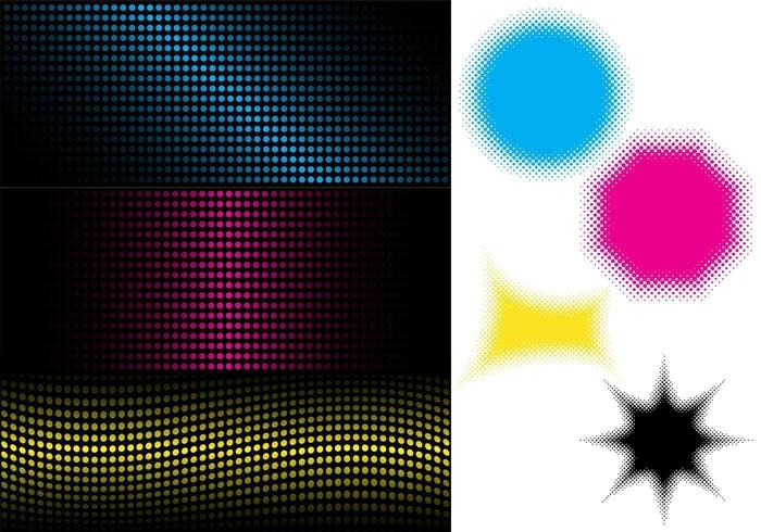 Halftone Vector en Banner Pack