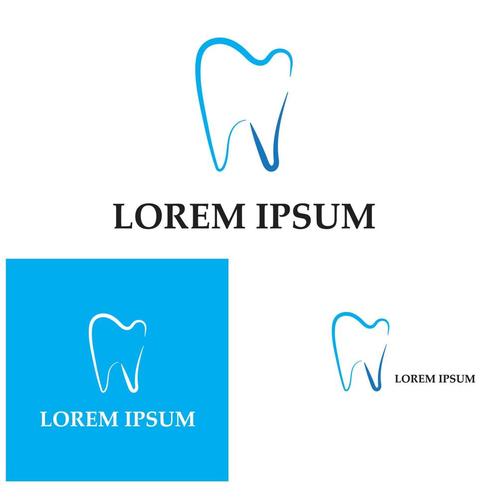 tandheelkundige logo sjabloon vector illustratie pictogram ontwerp