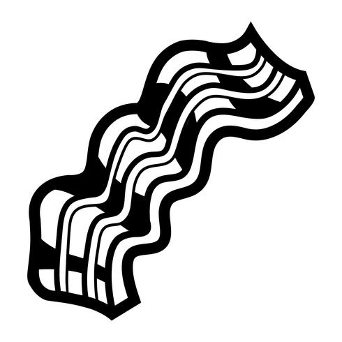 Bacon vector pictogram