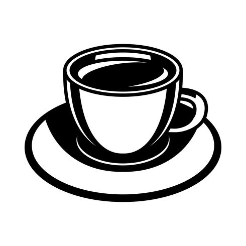 Koffie drinken vector pictogram