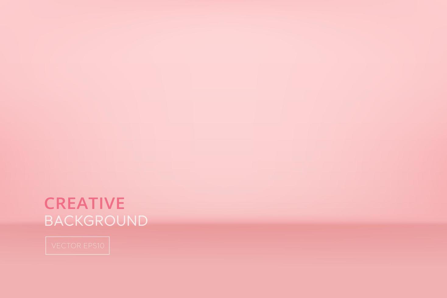 pastel gradiënt roze kleur kamer achtergrond vector
