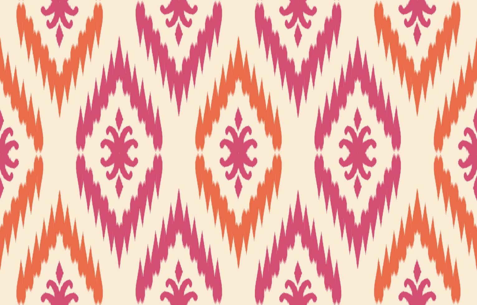 etnische abstracte ikat kunst. naadloos patroon in tribal, volksborduurwerk en Mexicaanse stijl. Azteekse geometrische kunst ornament print.design voor tapijt, behang, kleding, inwikkeling, stof, hoes, textiel vector