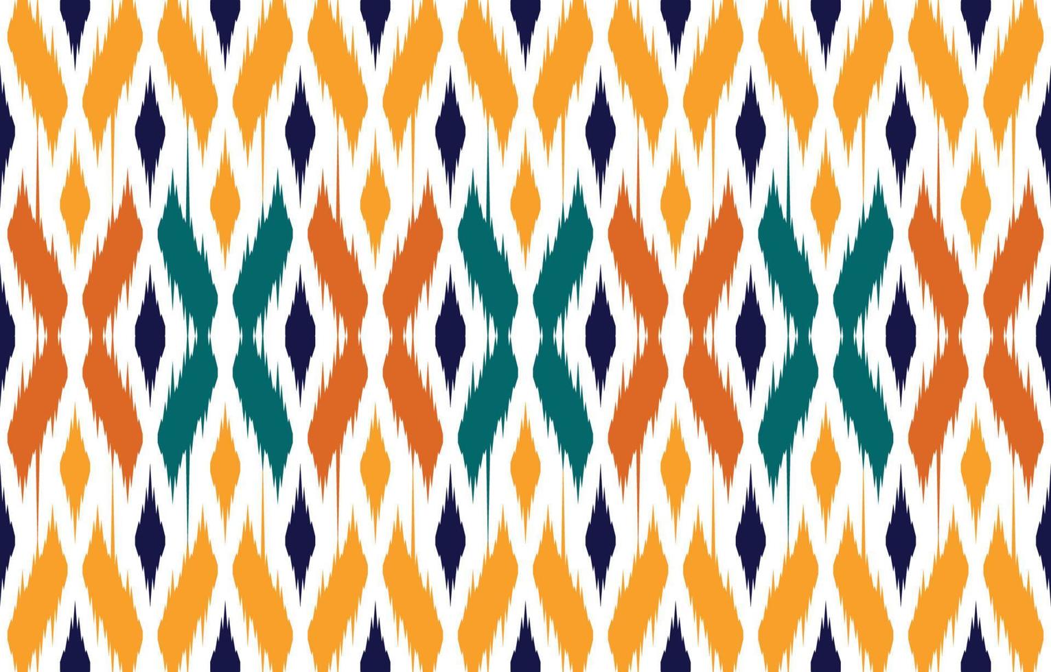 etnische abstracte ikat kunst. naadloos patroon in tribal, volksborduurwerk en Mexicaanse stijl. Azteekse geometrische kunst ornament print.design voor tapijt, behang, kleding, inwikkeling, stof, hoes, textiel vector