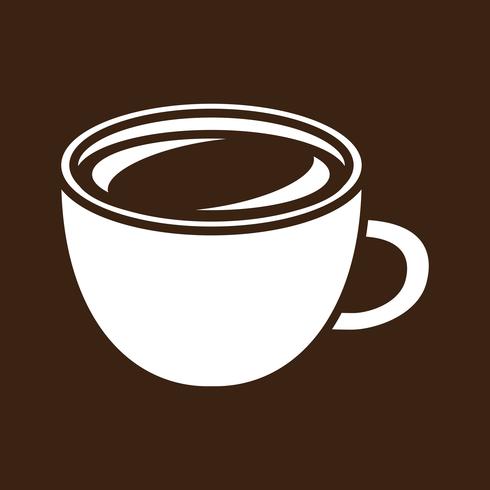Koffie drinken vector pictogram