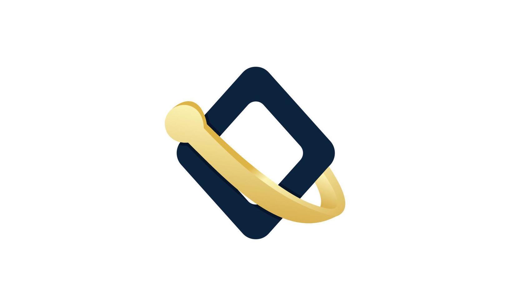stock illustrator zeshoek met gouden kleur logo ontwerp sjabloon zakelijke vector icon