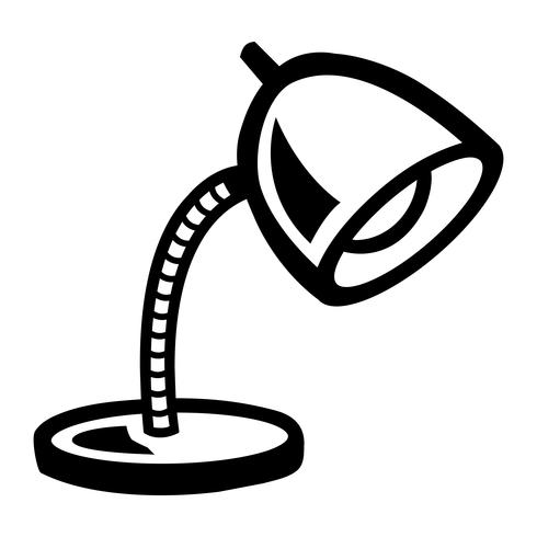 Bureaulamp Vector Icon