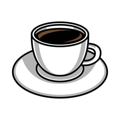 Koffie drinken vector pictogram