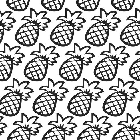 Ananas fruit vector