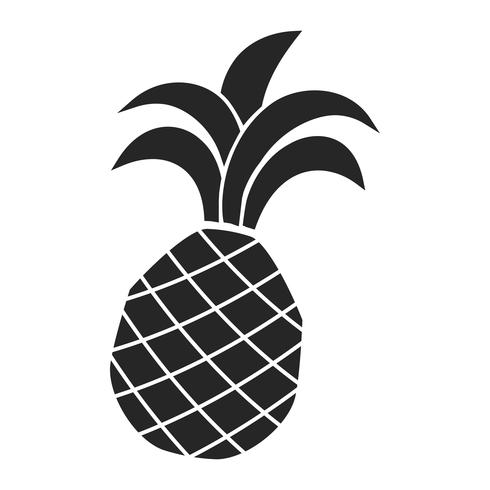 Ananas fruit vector