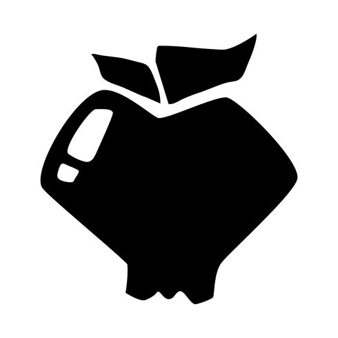 Apple cartoon vector pictogram