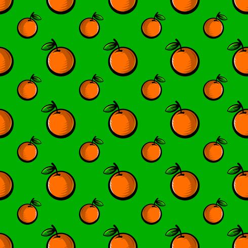 Oranje fruitillustratie vector