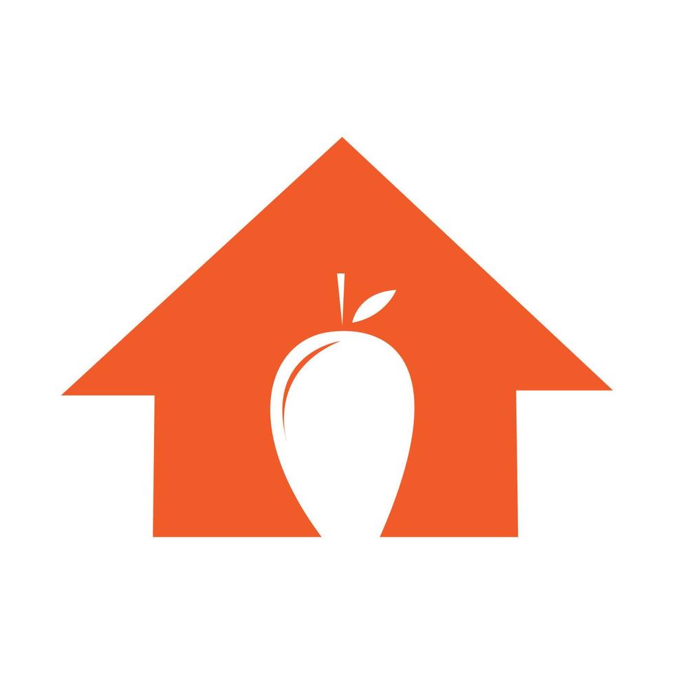 logo-ontwerp voor mangowinkel en fruitverkoop vector