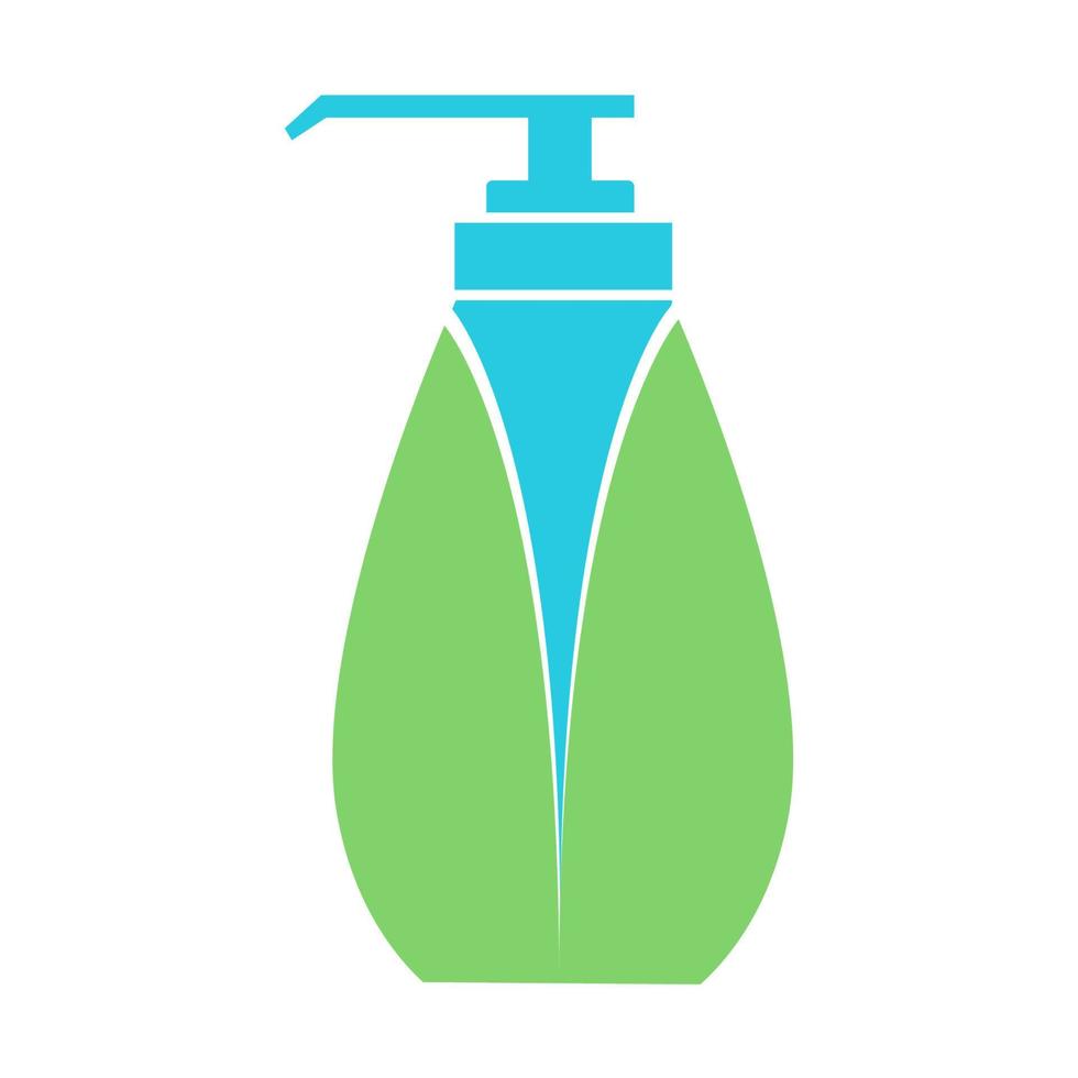 spray met blad natuur logo vector symbool pictogram ontwerp grafische afbeelding