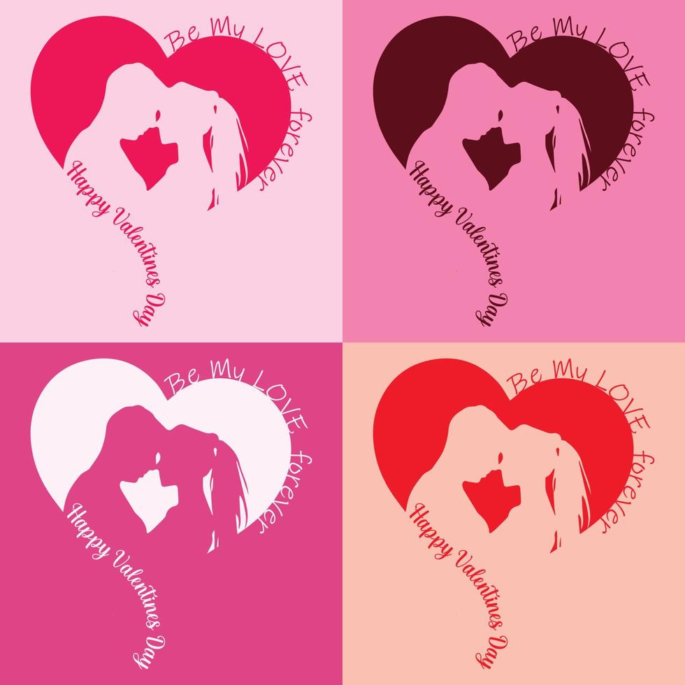 Valentijnsdag t-shirt ontwerp-paar t-shirt ontwerp idee vector