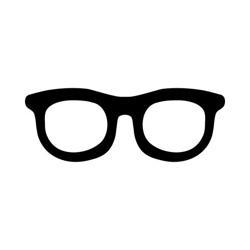 Cool zonnebril Eye Frames vector pictogram