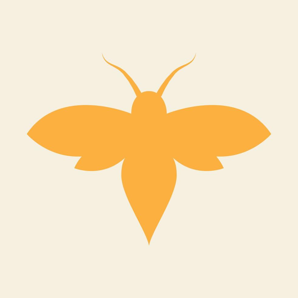 kleurrijk insect vintage logo symbool pictogram vector grafisch ontwerp illustratie idee creatief