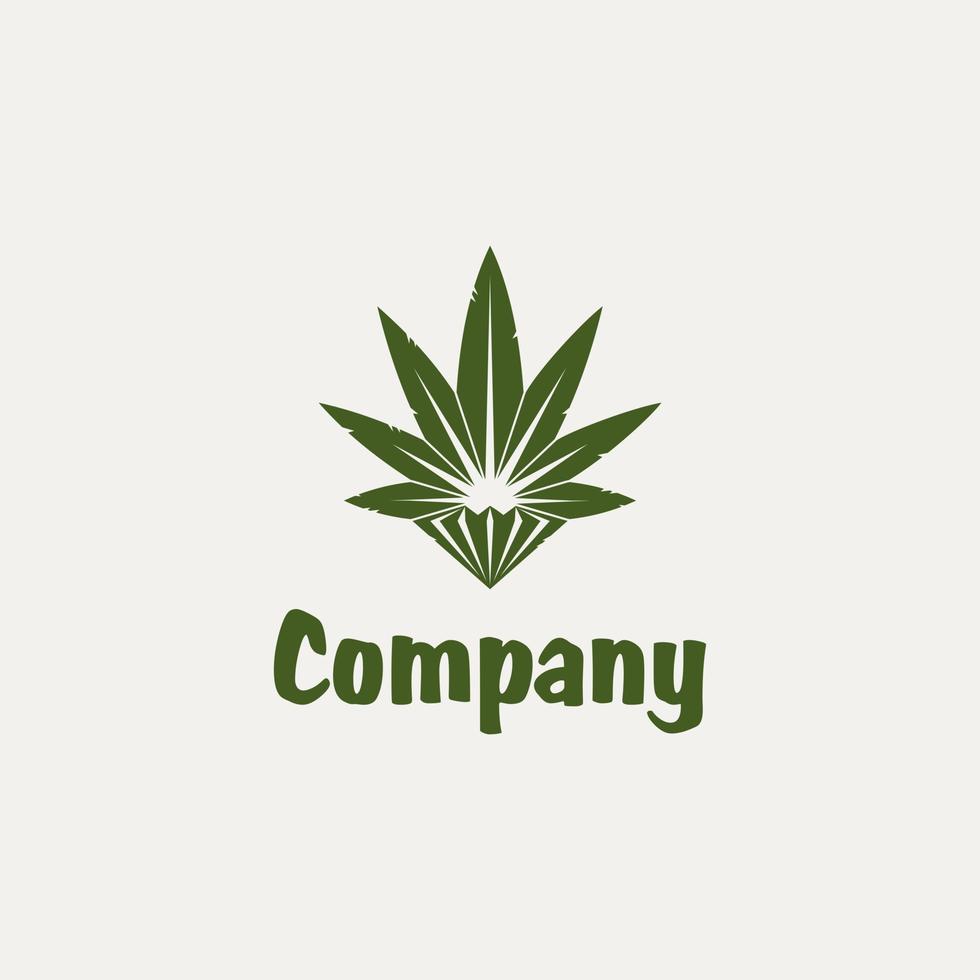 diamant cannabist cbd-logo vector