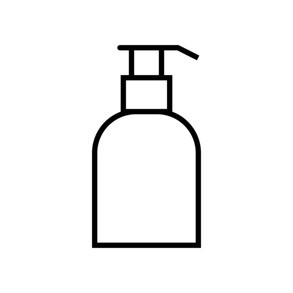 antiseptische vector icon hygiëne virus handverzorging. witte vorm silhouet teken. handen wassen, antibacteriële zeep, hygiënische antiseptische gebruiken.