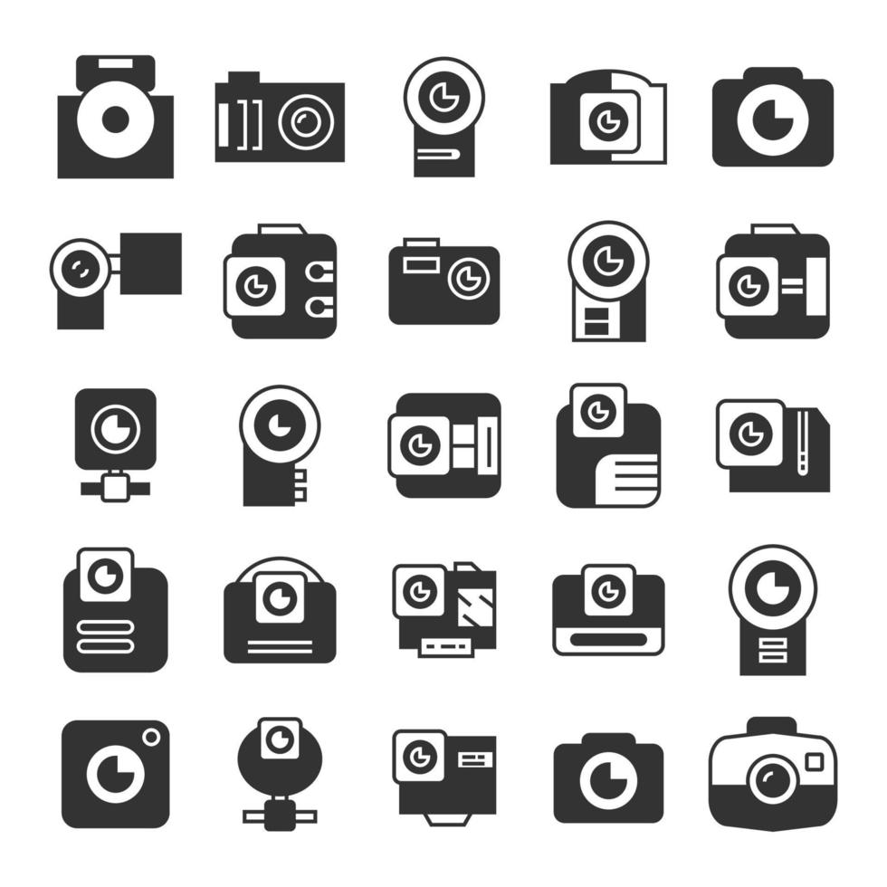 digitale camera iconen vector illustratie