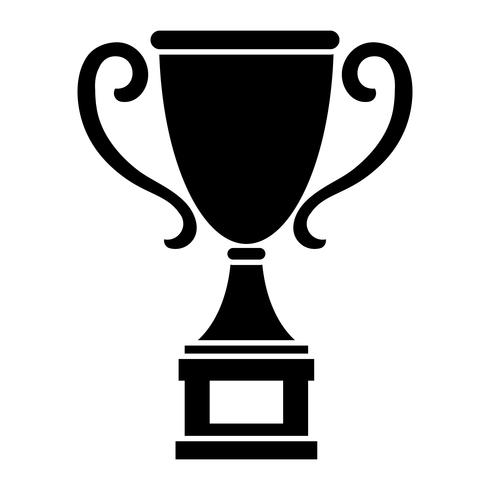 Trofee vectorillustratie vector