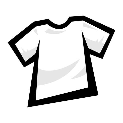 T-shirt sjabloon Vector