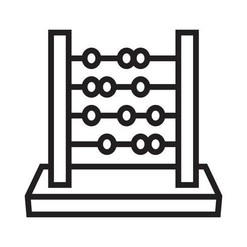 Abacus-telgereedschap vector