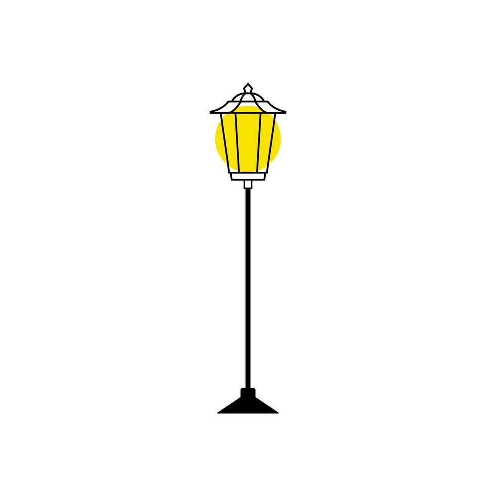 minimalistische buitenverlichting toekomst logo ontwerp vector grafisch symbool pictogram teken illustratie creatief idee