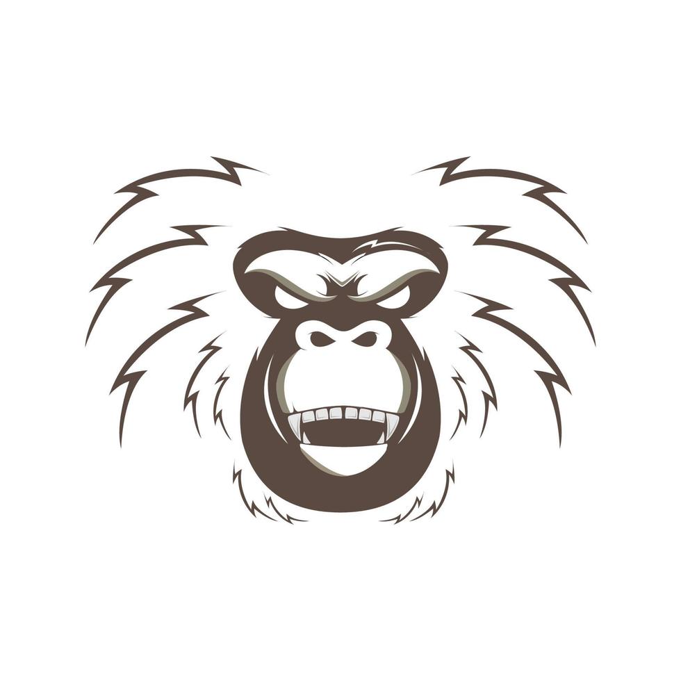 staart makaak vintage logo ontwerp vector grafisch symbool pictogram teken illustratie creatief idee