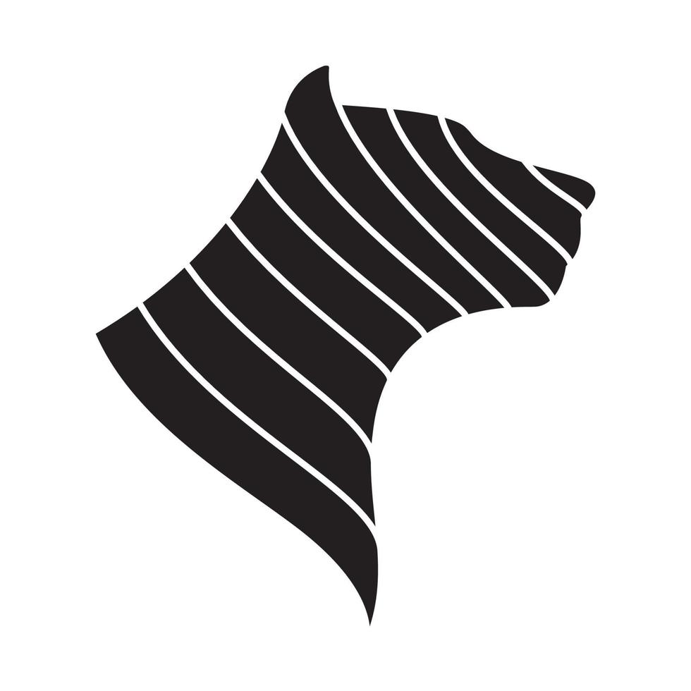 moderne vorm hoofd jaguar luipaard logo vector pictogram illustratie ontwerp