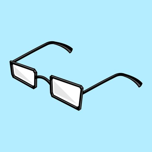 Cool zonnebril Eye Frames vector pictogram