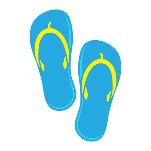 flip flop schoen vector pictogram