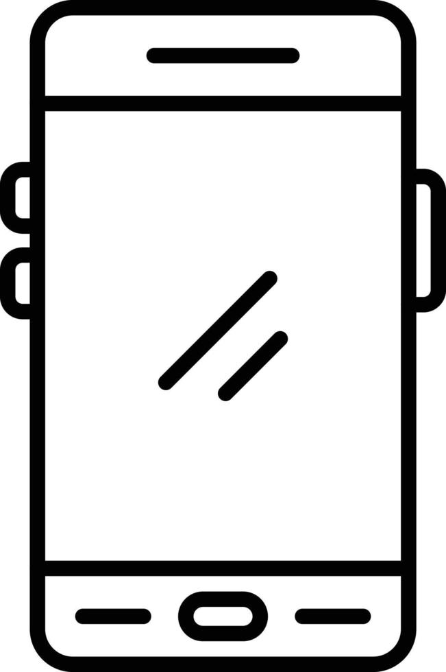 smartphone-pictogramstijl vector
