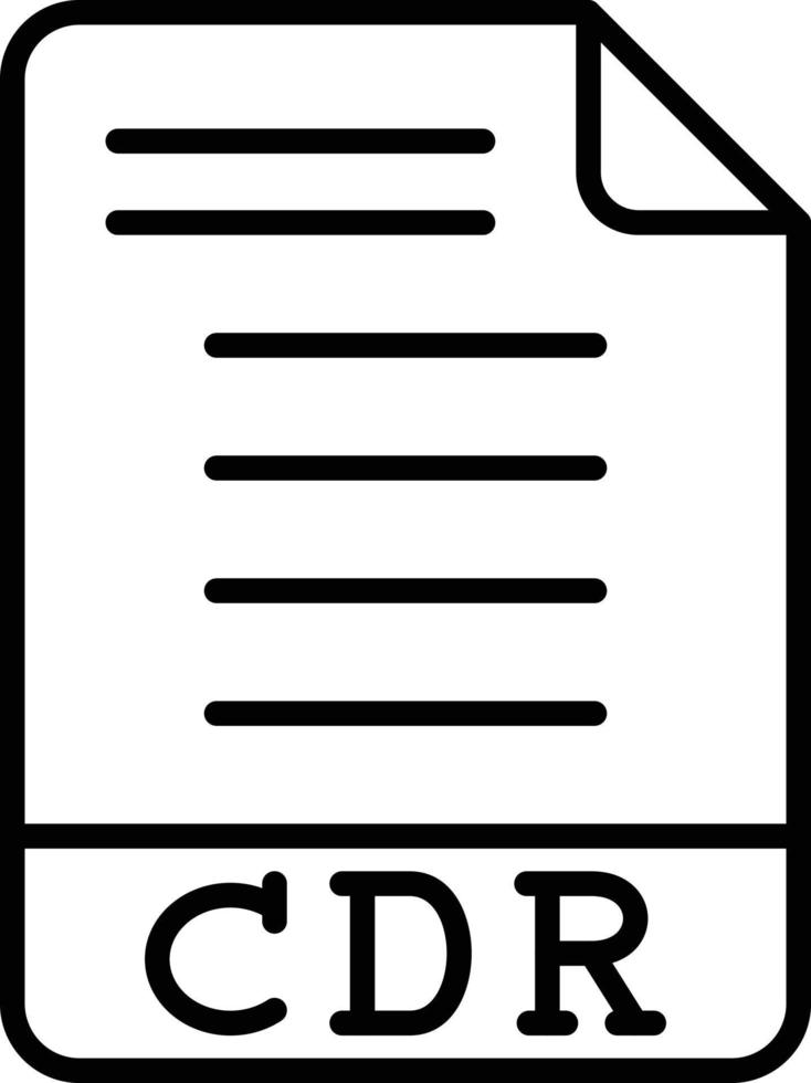 cdr-pictogramstijl vector