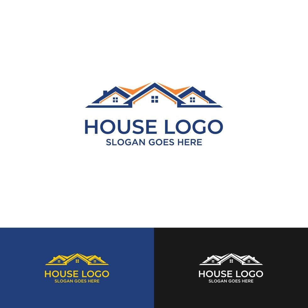 huis bouwen logo vector