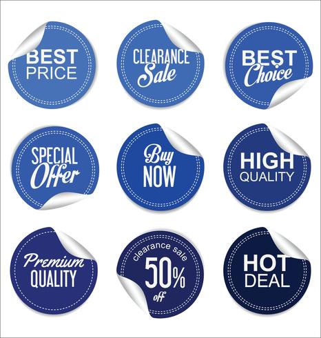 Moderne badges stickers en labels-collectie vector