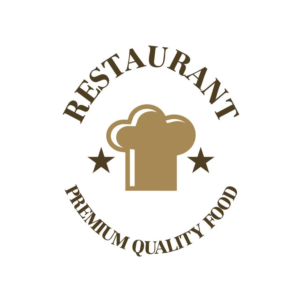 restaurant logo, voedsel logo vector