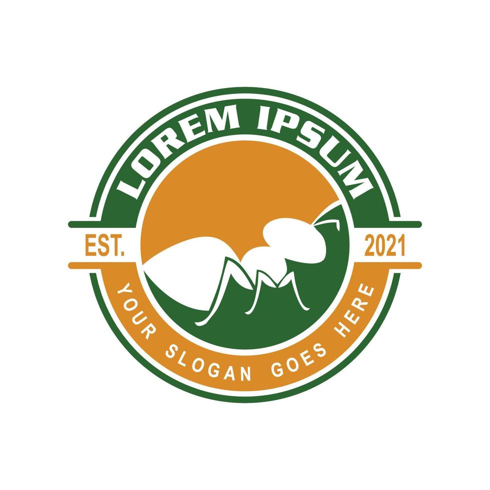 ongediertebestrijding logo, insecticide logo; vector