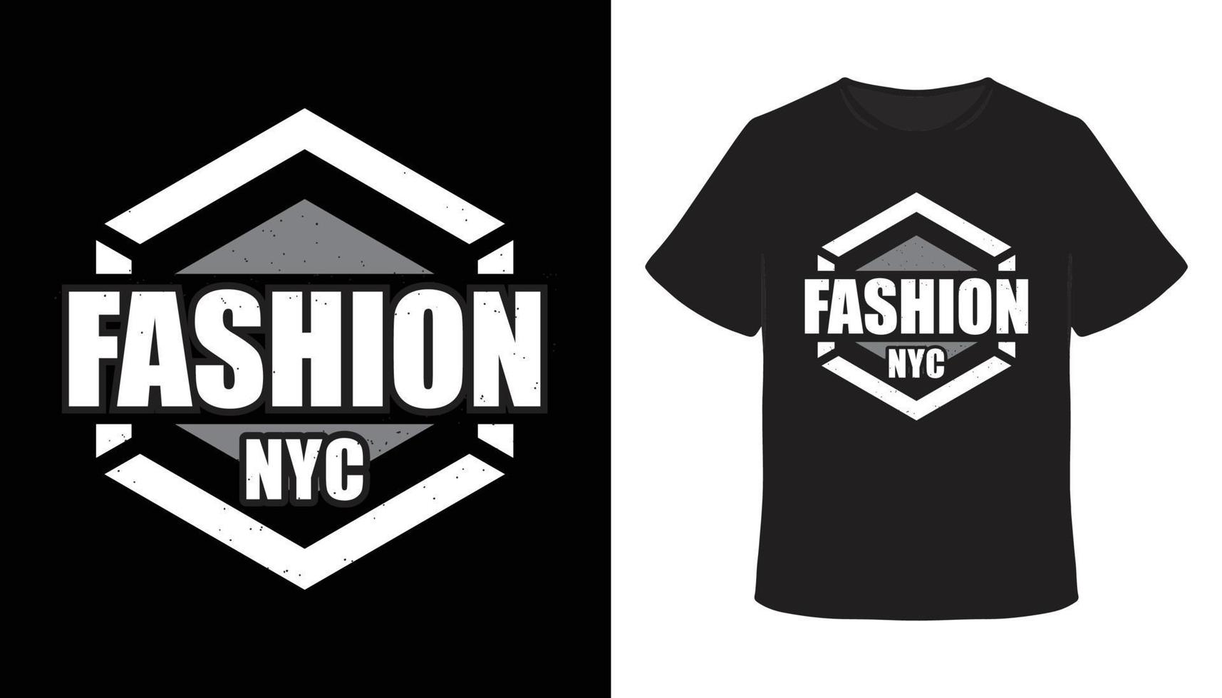 fashion new york city typografie t-shirt design vector