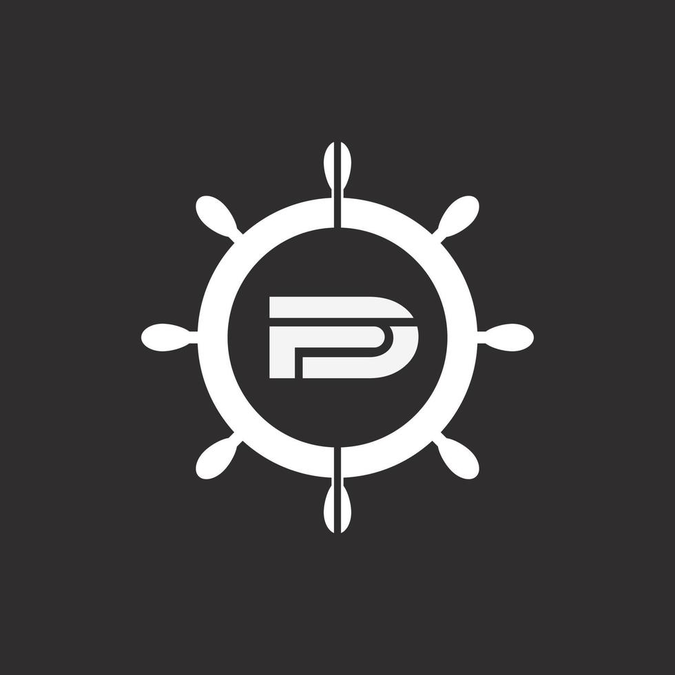fd initialen brief creatief logo pictogram vector zwarte kleur gratis download