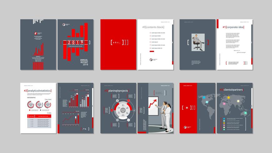 Brochure creatief ontwerp vector