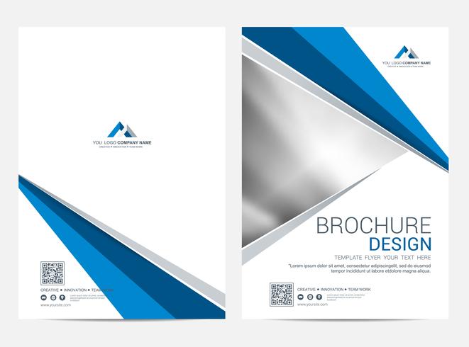 Brochure lay-out sjabloon, cover ontwerp achtergrond vector