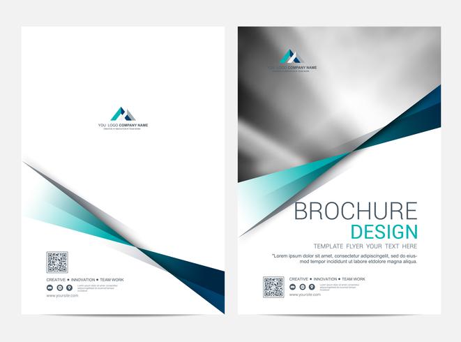 Brochure lay-out sjabloon, cover ontwerp achtergrond vector